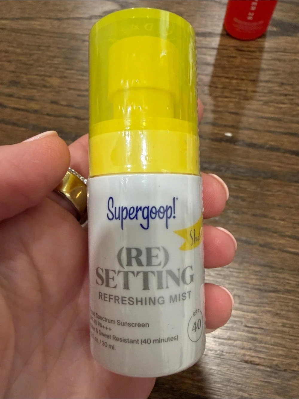 Tower 28 SOS Spray & Supergoop! (RE)Setting Mist Duo - travel friendly
